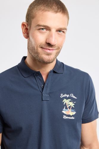Polo brodé GARLAN - BERMUDES - Modalova