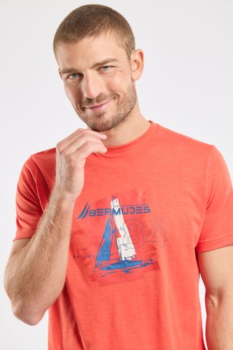 T-shirt sérigraphié VEHOURA - coton léger - ARMOR LUX FR - Modalova
