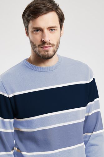 Pull larges rayures - coton - BERAC - Modalova