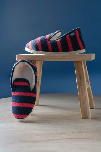 Chaussons rayés Maoutig du 44 au 48 - laine - ARMOR LUX FR - Modalova