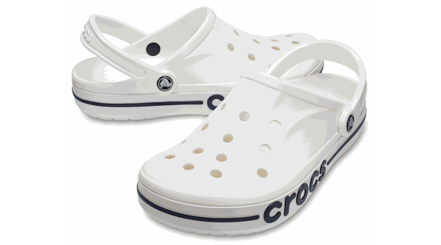 Bayaband Sabots Unisex White / Navy 36 - Crocs - Modalova