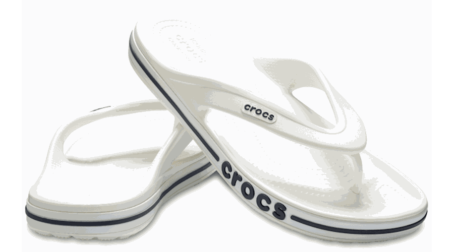 Bayaband Tongs Unisex White / Navy 36 - Crocs - Modalova