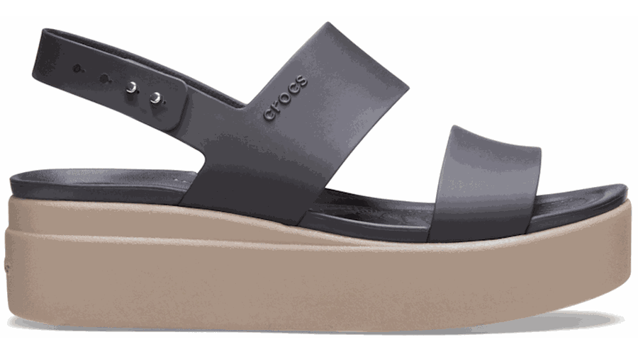 Crocs Brooklyn Low Sandales s Black / Mushroom 34 - Crocs FR Feed New - Modalova