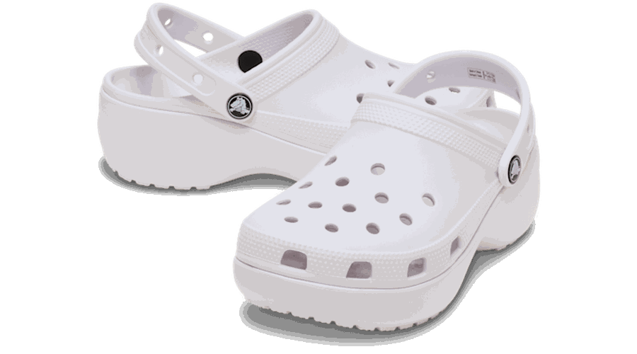 Classic Platform Sabots s Grape Ice 34 - Crocs - Modalova