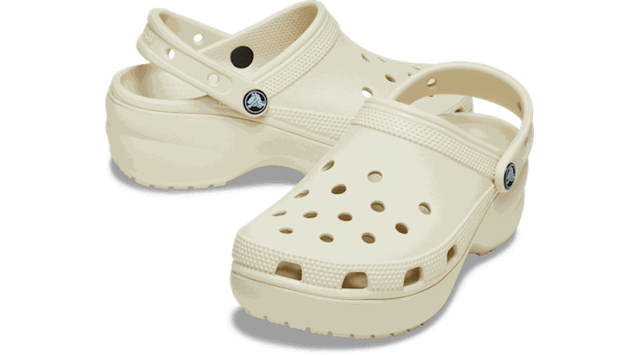 Classic Platform Sabots s Bone 33 - Crocs - Modalova