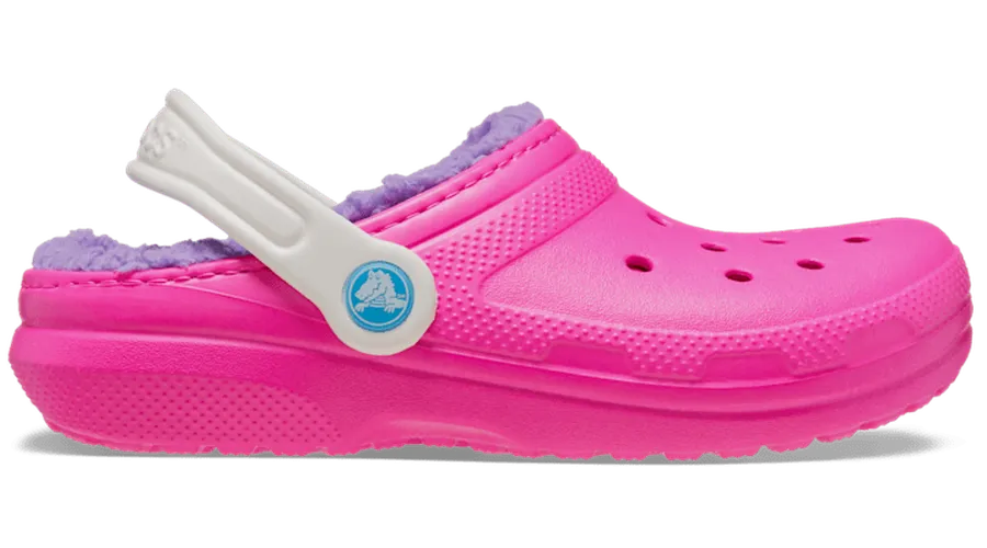 Toddler Classic Lined Sabots Enfants Pink Crush / Multi 20 - Crocs - Modalova