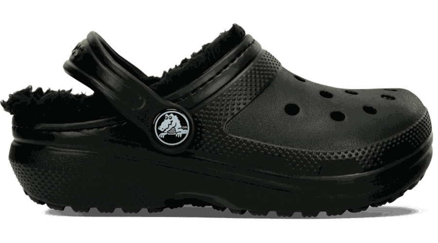 Toddler Classic Lined Sabots Enfants Black / Black 20 - Crocs - Modalova