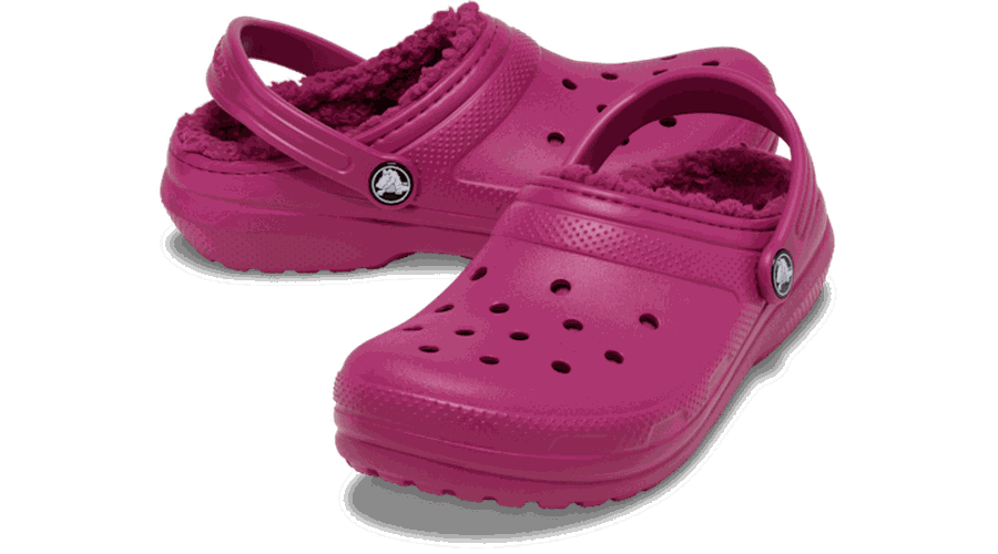 Classic Lined Sabots Enfants Royal Pink 28 - Crocs - Modalova