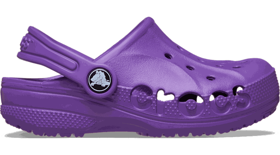 Crocs Toddler Baya Sabots Enfants Neon Purple 19 - Crocs FR Feed New - Modalova