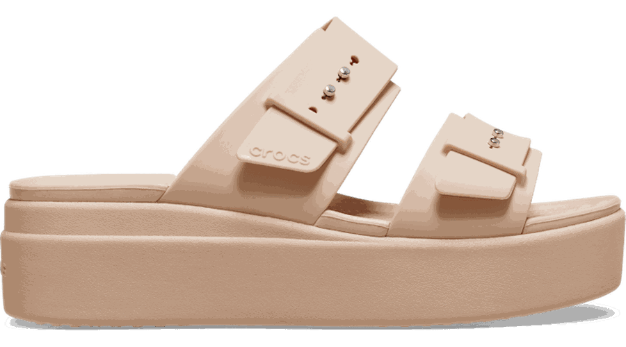 Crocs Brooklyn Buckle Sandales s Pink Caramel 34 - Crocs FR Feed New - Modalova