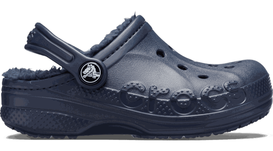 Crocs Toddler Baya Lined Sabots Enfants Navy / Navy 22 - Crocs FR Feed New - Modalova