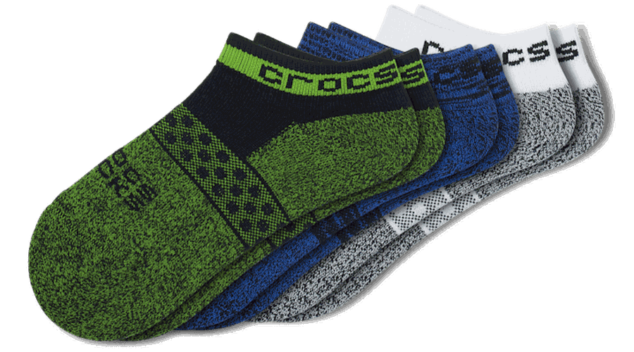 Crocs Socks Kid Low Easy Icon 3-Pack Chaussures Enfants / S - Crocs FR Feed New - Modalova