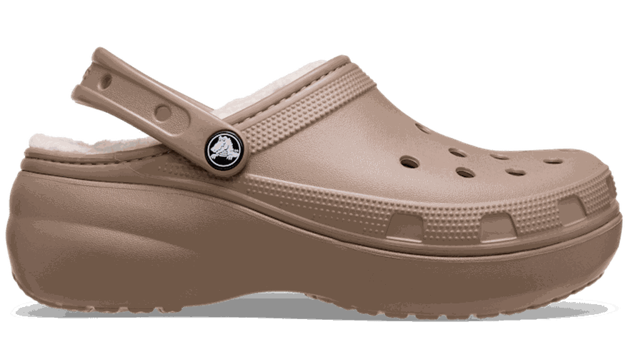 Classic Platform Lined Sabots s Latte 34 - Crocs - Modalova