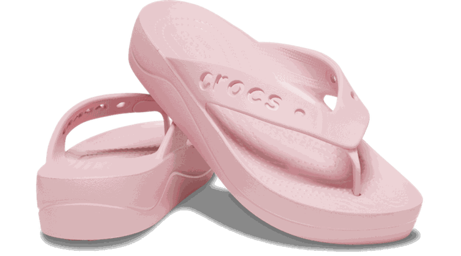 Baya Platform Tongs s Petal Pink 34 - Crocs - Modalova