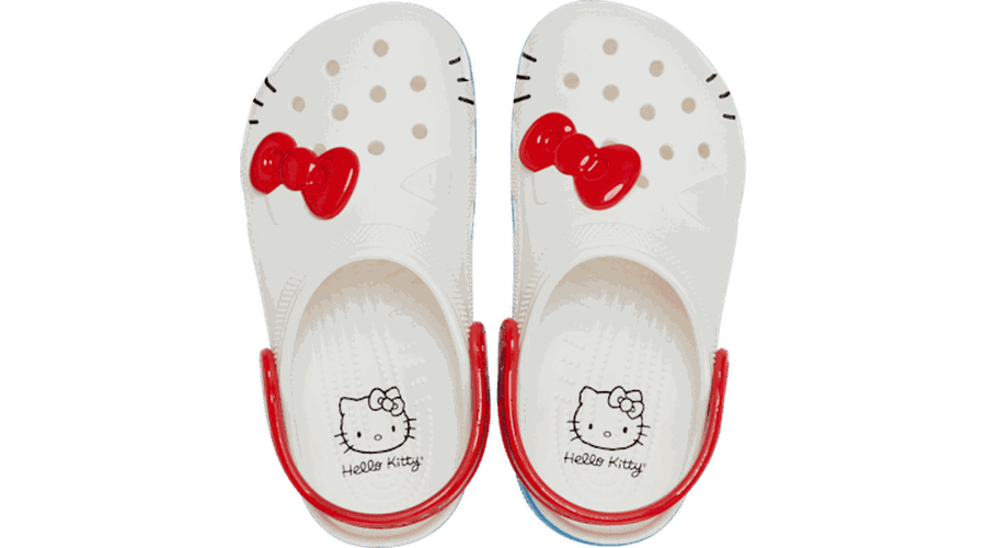 Toddler Hello Kitty Classic Sabots Enfants White 22 - Crocs - Modalova