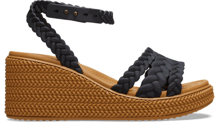 Brooklyn Woven Ankle Strap Sandales s 34 - Crocs - Modalova
