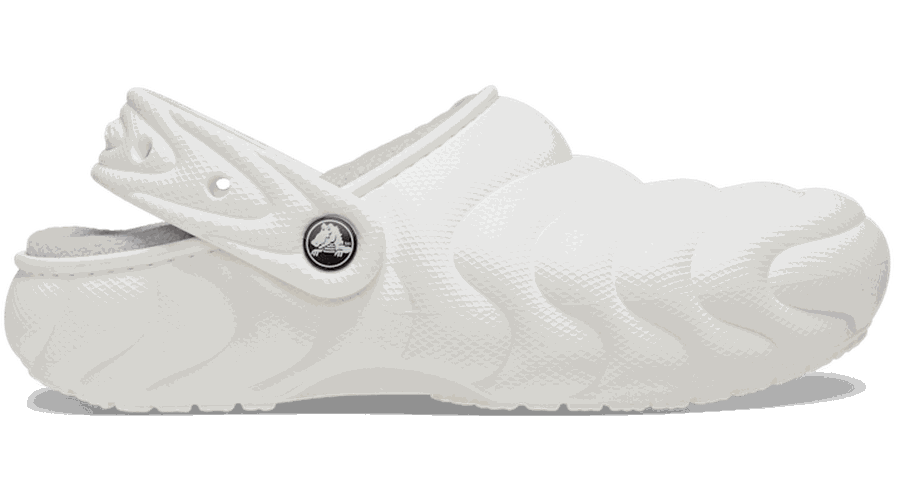 Crocs Classic Lined Overpuff Sabots Unisex White 37 - Crocs FR Feed New - Modalova