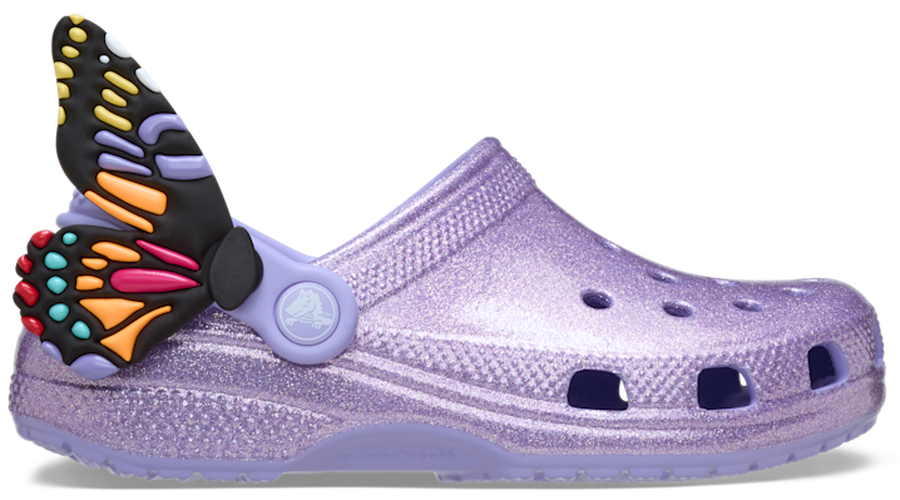 Crocs Toddler Classic IAM Butterfly Sabots Enfants Mystic Purple 19 - Crocs FR Feed New - Modalova