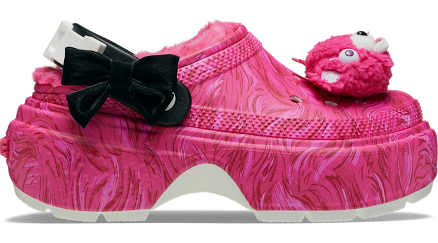 Fortnite X Stomp Lined Cuddle Team Leader Sabots Unisex Pink Multi 34 - Crocs - Modalova