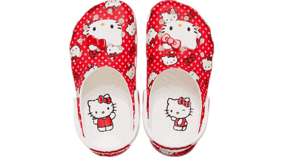 Crocs Hello Kitty® Red Classic Sabots Enfants Multi 29 - Crocs FR Feed New - Modalova
