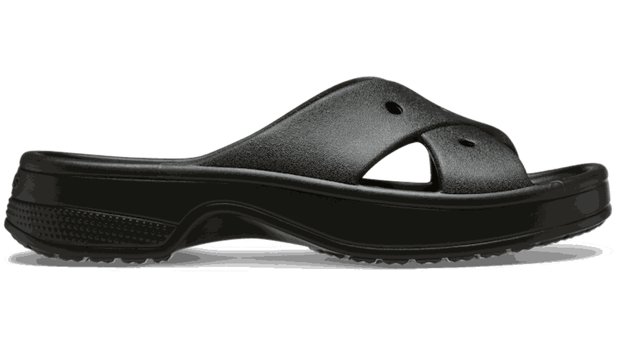 Crocs Classic Cross Strap Slides s Black 34 - Crocs FR Feed New - Modalova
