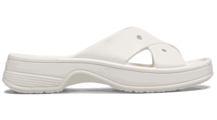 Crocs Classic Cross Strap Slides s Chalk 34 - Crocs FR Feed New - Modalova