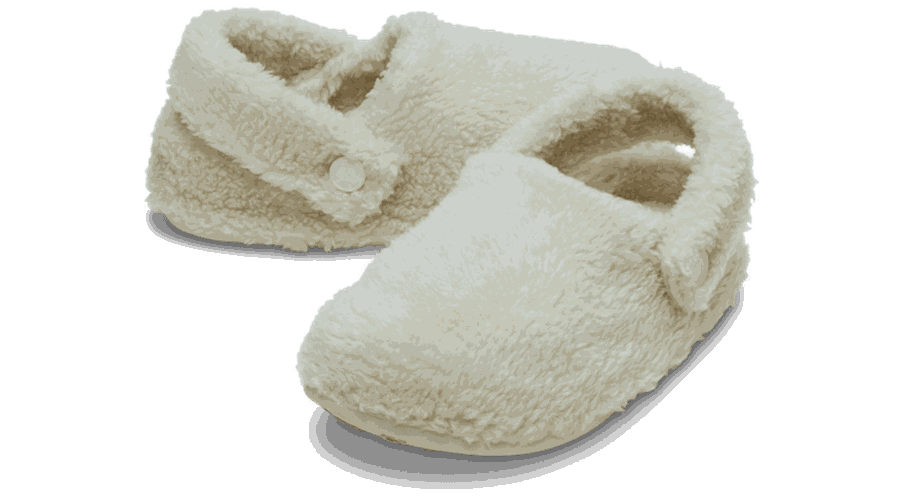 Classic Cozzzy Slipper Babouche Enfants Stucco 28 - Crocs - Modalova
