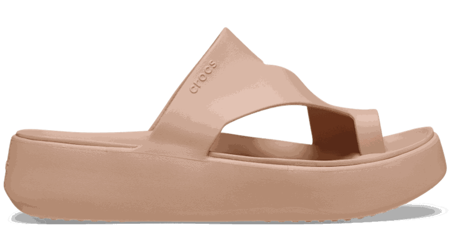 Getaway Platform Toe Loop Sandales s Pink Caramel 34 - Crocs - Modalova