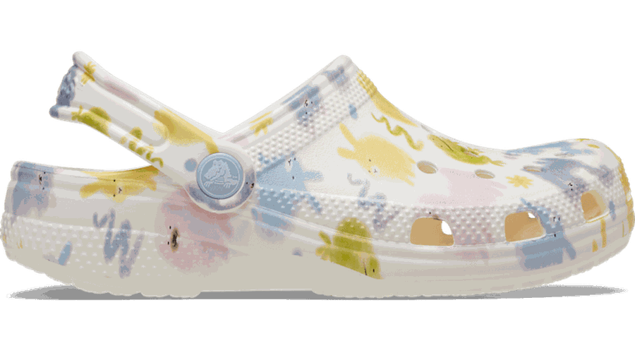 Crocs Toddler Classic Pastel Pets Sabots Enfants Chalk 19 - Crocs FR Feed New - Modalova