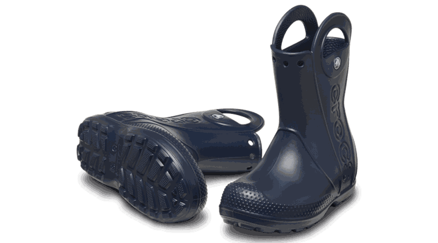 Handle It Rain Boot Bottes Enfants Navy 28 - Crocs - Modalova