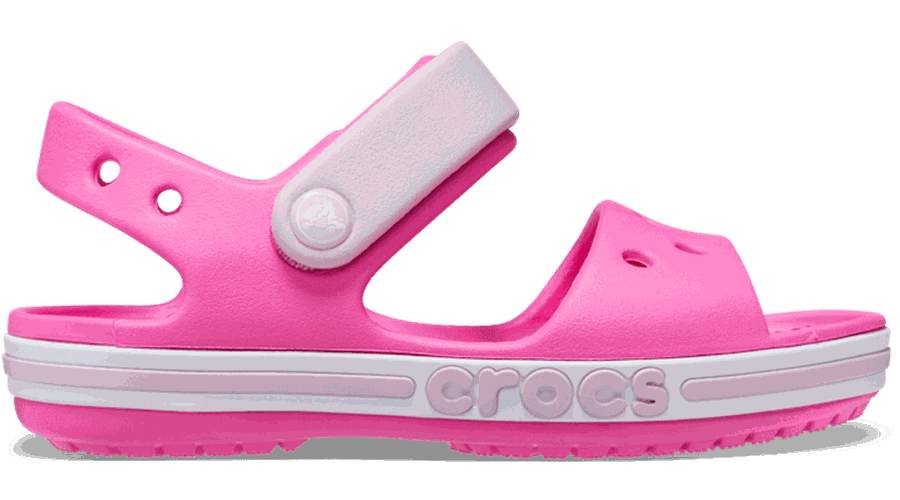 Crocs Bayaband Sandales Enfants Electric Pink 33 - Crocs FR Feed New - Modalova