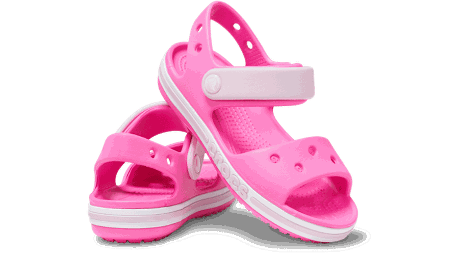 Bayaband Sandales Enfants Electric Pink 28 - Crocs - Modalova
