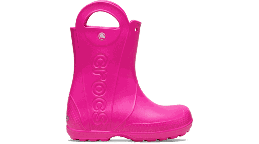 Toddler Handle It Rain Boot Bottes Enfants Pink Crush 22 - Crocs - Modalova