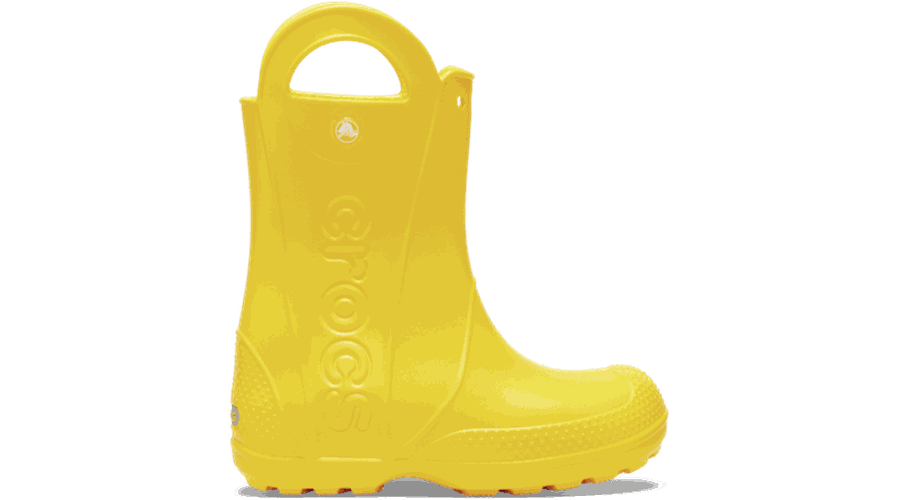 Toddler Handle It Rain Boot Bottes Enfants Yellow 22 - Crocs - Modalova