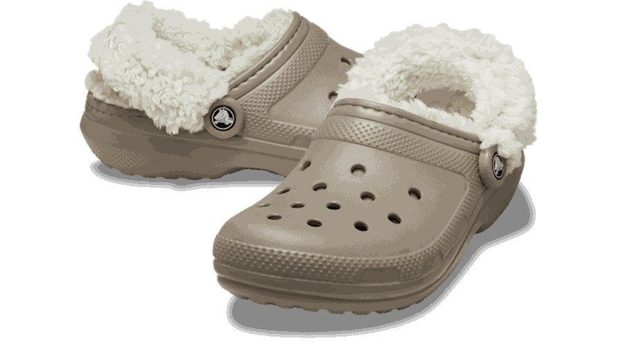 Classic Fleece Lined Sabots Unisex Mushroom 36 - Crocs - Modalova