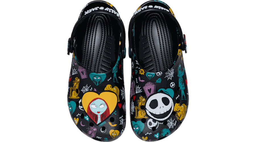 Crocs Disney Tim Burtons The Nightmare Before Christmas Jack and Sally Classic Sabots Unisex Multi 36 - Crocs FR Feed New - Modalova