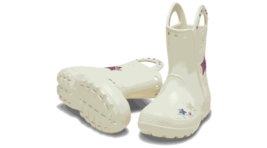 Handle It Western Metallic Boot Bottes Enfants Summit White 29 - Crocs - Modalova