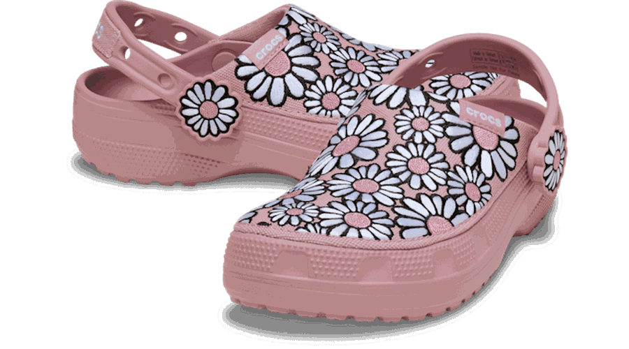 Crafted Daisy Sabots Unisex Mauve 43 - Crocs - Modalova