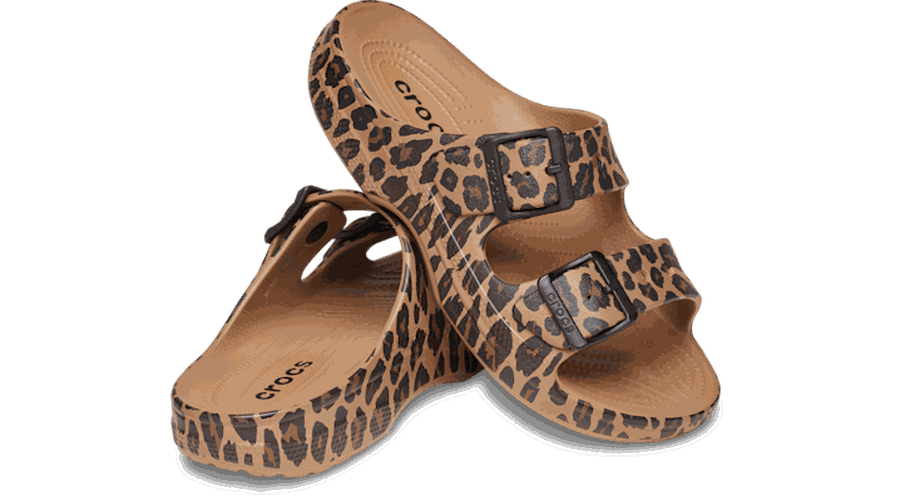 Animal Saturday Sandales s Sepia/Leopard 36 - Crocs - Modalova