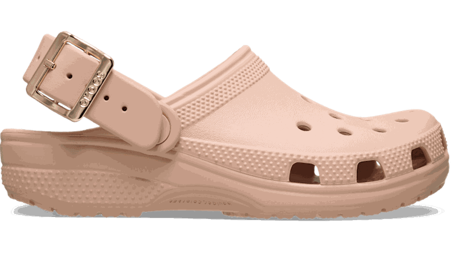 Crocs Classic Metallic Buckle Sabots Unisex Blush 33 - Crocs FR Feed New - Modalova