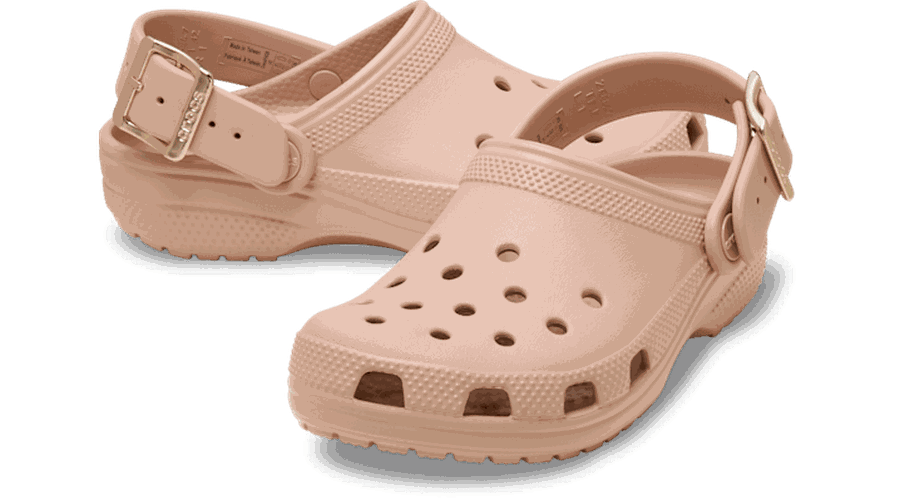 Classic Metallic Buckle Sabots Unisex Blush 33 - Crocs - Modalova