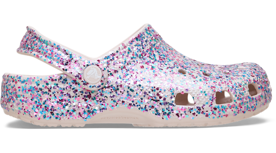 Crocs Classic Dazzle Glitter Sabots Enfants Cocoa Crème 32 - Crocs FR Feed New - Modalova