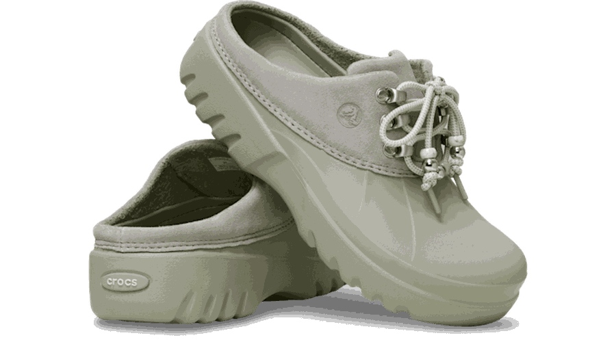 Axle Suede Mule Sabots s Elephant 41 - Crocs - Modalova