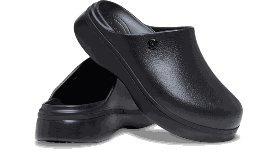 Dylan Notched Sabots s Black 39 - Crocs - Modalova