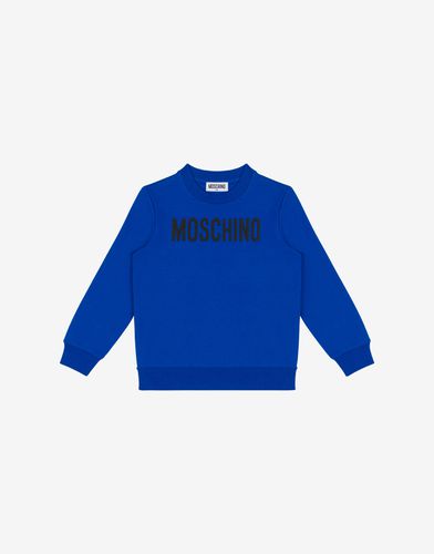 Sweat-shirt En Coton Logo - Moschino - Modalova