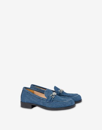 Mocassins En Denim Lovely College - Love Moschino - Modalova