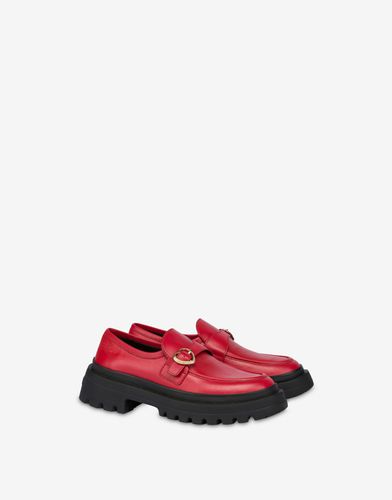 Mocassins En Veau - Love Moschino - Modalova