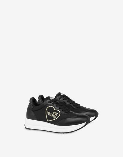 Sneakers En Veau Et Nylon Daily Running - Love Moschino - Modalova