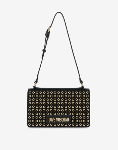 Sac D’épaule Avec Œillets Glam Up - Love Moschino - Modalova