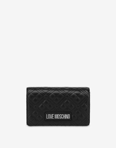 Pochette Matelassée Shiny Quilted - Love Moschino - Modalova